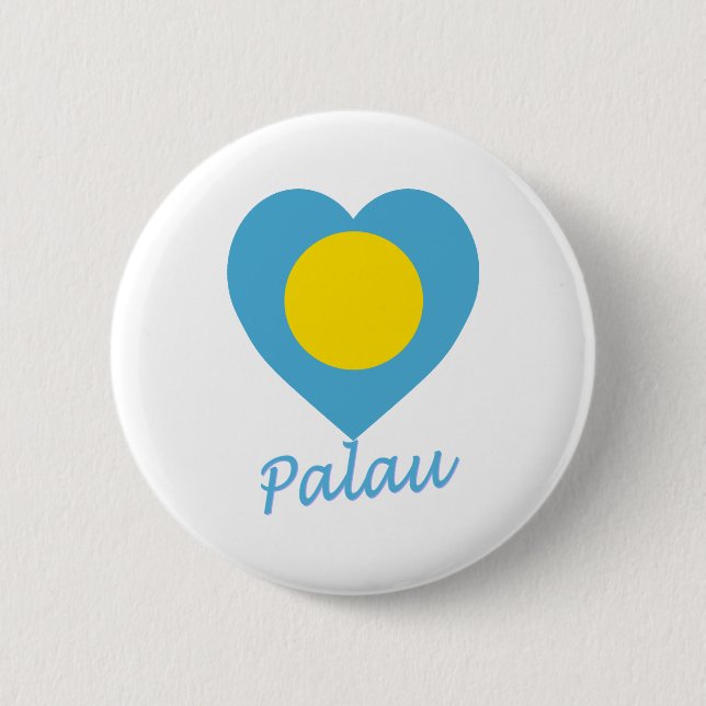 Palau kennzeichnen Herz Button (Vorderseite)