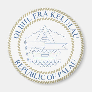 Palau-Offizielle Wappen-Heraldry-Symbol Magnet