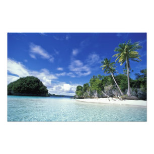 Palau, Rock Islands, Honeymoon Island, Welt Fotodruck