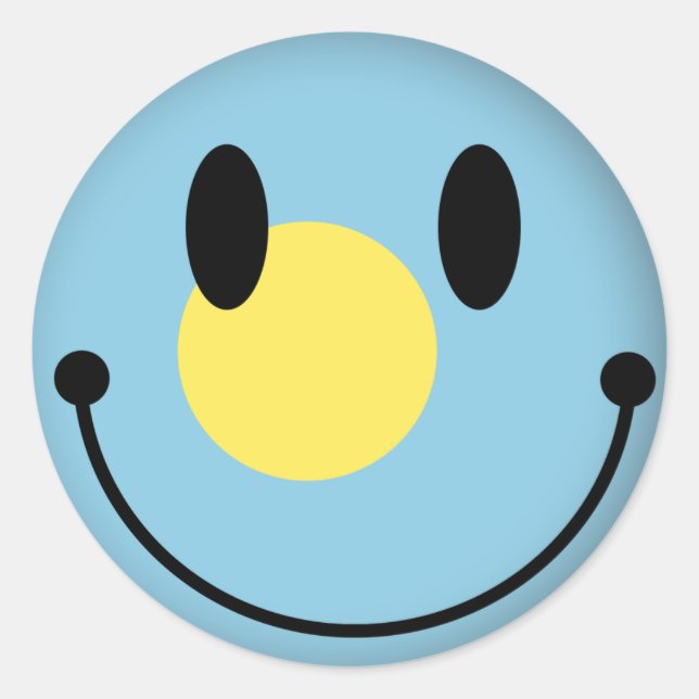 Palau Runder Aufkleber (Vorderseite)