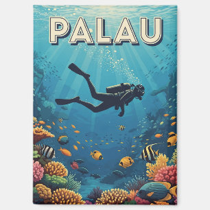 Palau Tauchen Reisen Magnet