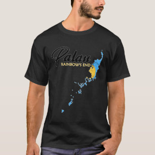 Palauan Flag Karte Palau T-Shirt