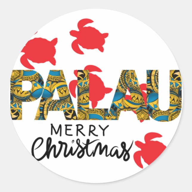 Palauan Sticker Classic (Vorderseite)