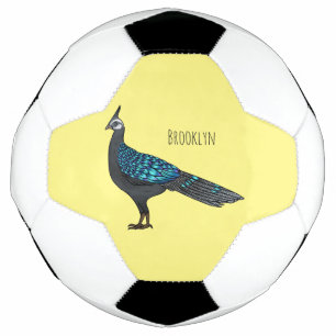 Palawan Pfauenpheasant Cartoon Fußball