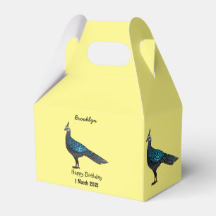 Palawan Pfauenpheasant Cartoon Geschenkschachtel