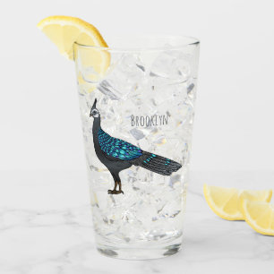 Palawan Pfauenpheasant Cartoon Glas