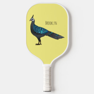 Palawan Pfauenpheasant Cartoon Pickleball Schläger