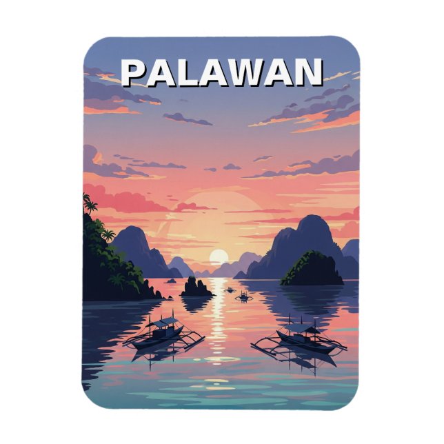 Palawan Philippines Travel Magnet (Vertikal)