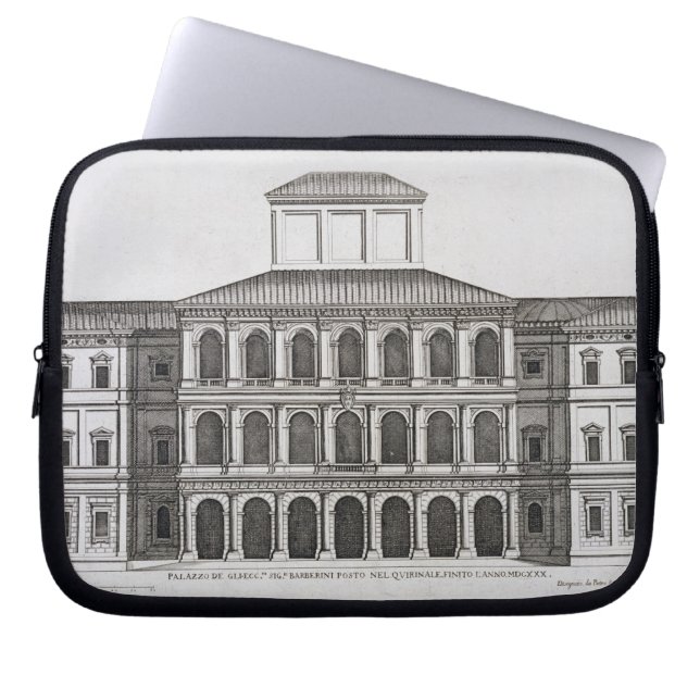 Palazzo Barberini auf dem Quirinale, beendet 1630, Laptopschutzhülle (Vorderseite)