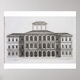 Palazzo Barberini auf der Quirinale, 1630 fertig g Poster