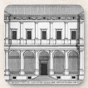 Palazzo Chigi auf dem Lungara, Rom, von 'Palazzi Getränkeuntersetzer