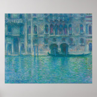 Palazzo da Mula, Venedig (1908) von Claude Monet Poster