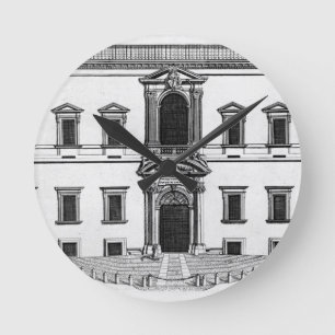Palazzo del Quirinale, from 'Palazzi di Roma', par Runde Wanduhr