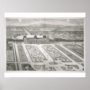 Palazzo Di Caserta, von 'Dichiarazione dei Disegn Poster