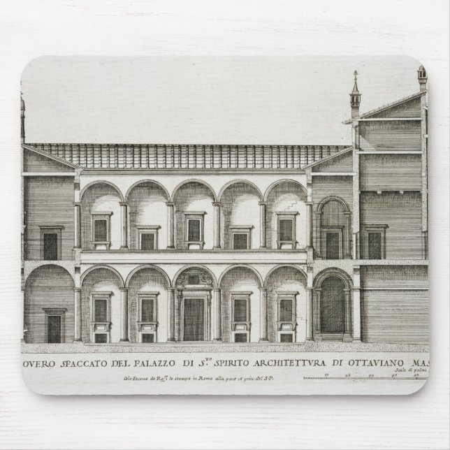 Palazzo di Santo Spirito, von "Palazzi Di Rom", Mousepad (Vorne)