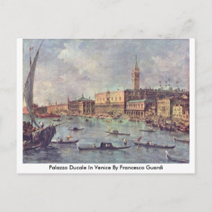 Palazzo Ducale in Venedig Von Francesco Guardi Postkarte