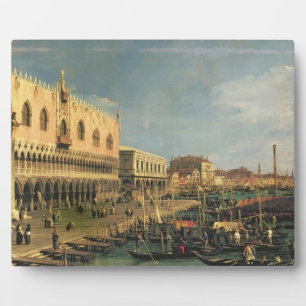 Palazzo Ducale und Riva degli Schiavoni, Venedig Fotoplatte
