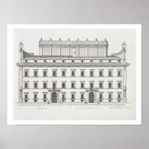 Palazzo Falconieri, Rom, vom "Palazzi di Roma", Poster