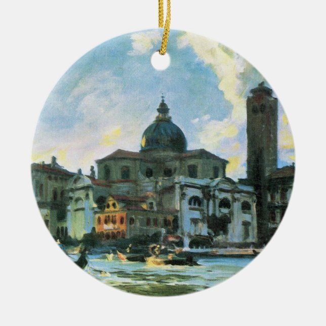 Palazzo Labia, Venedig von John Singer Sargent Keramik Ornament (Vorne)