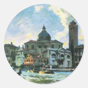 Palazzo Labia, Venedig von John Singer Sargent Runder Aufkleber