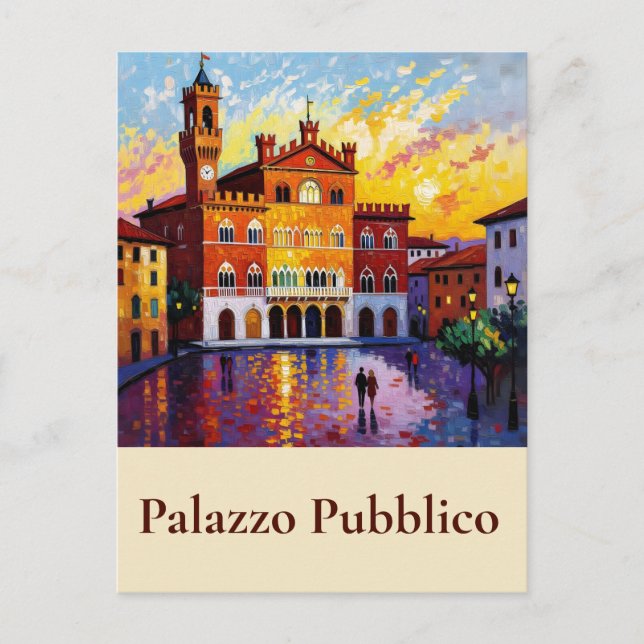 Palazzo Pubblico - Siena, Tuscany, central Italy Postkarte (Vorderseite)