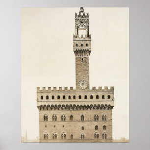 Palazzo Vecchio oder Palazzo della Signoria, Fl Poster