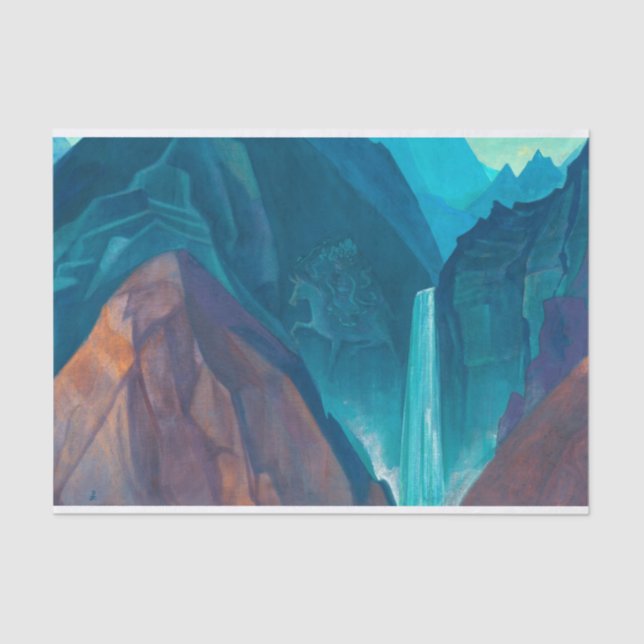 Palden Lhamo von Nicholas Roerich Seidenpapier (Vorderseite)