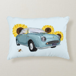 Pale Aqua Figaro accent pillow Dekokissen