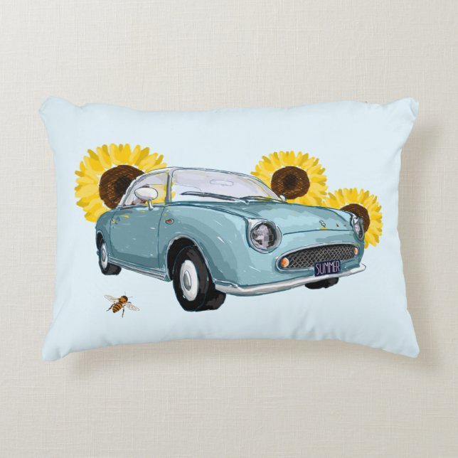 Pale Aqua Figaro accent pillow Dekokissen (Vorderseite)