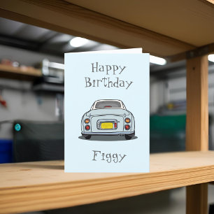 Pale Aqua Figaro Figaro Figgy Birthday Card Karte