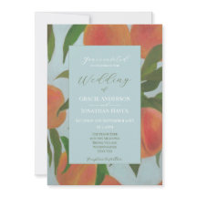 Pale Blue & Peaches Hochzeit