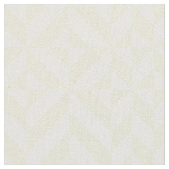 Pale Gold Geometric Deko Cube Pattern Stoff (Nahaufnahme)
