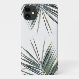 Pale Green Palm Tree Leaf iPhone 11 Fall Case-Mate iPhone Hülle