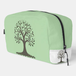 🌳 Pale Green Tree of Life Toiletry Bag - Travel � Waschbeutel
