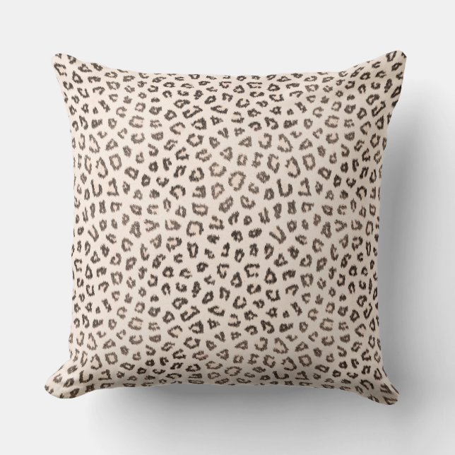 Pale Leopard Cushion Kissen (Vorderseite)
