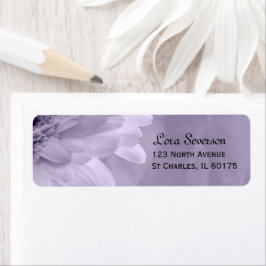 Pale Lila Tinted Gerber Daisy Rücksendeadresse