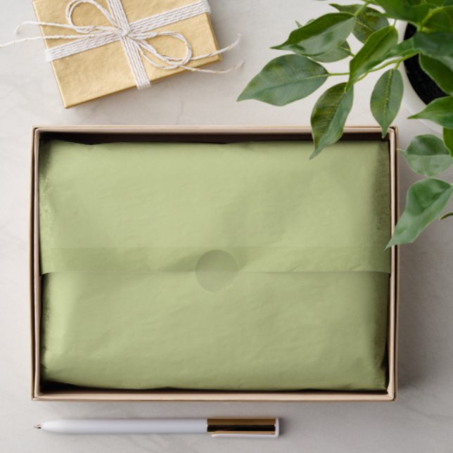 Pale Lime Green Spring And Summer Trending Color Seidenpapier (Geschenk)
