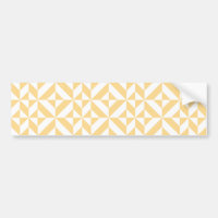 Pale Melon Geometric Deko Cube Pattern