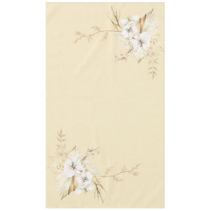 Pale Moon und Boho Floral Corners Tischdecke