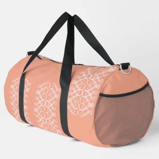 Pale Orange Large Duffle Bag (Rechte Ecke)