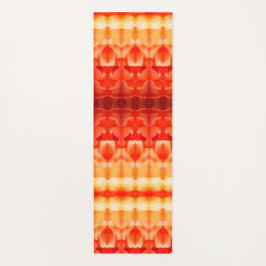 Pale Peachy Ikat 8 Sangria Yogamatte