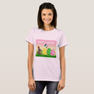 Pale Pink Happy Osterfest T - Shirt