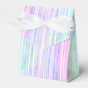 pale regenbogen-pinselstrich-streifen : geschenkschachtel
