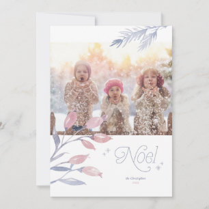 Pale Winter Berries Weihnachtsfeiertag