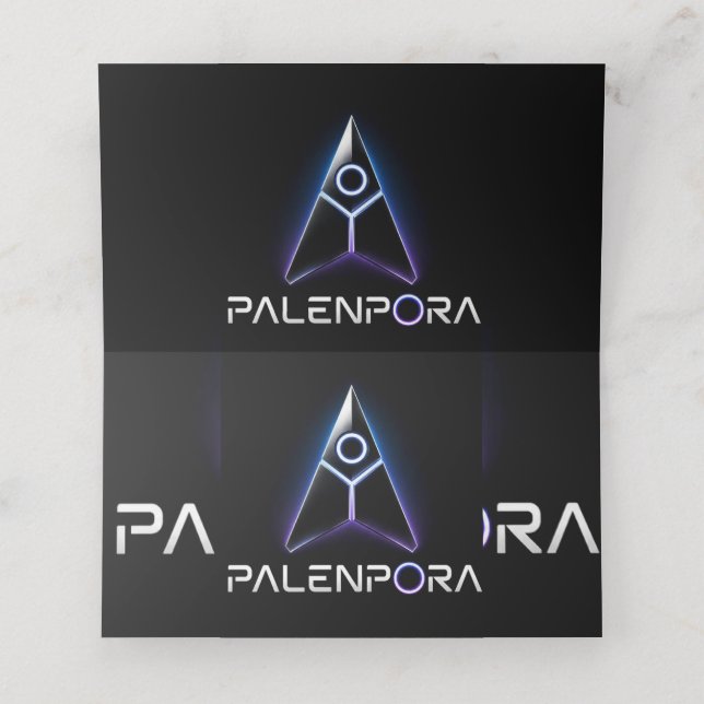 Palenpora Platzkarte (Innenseite Aufgefaltet)