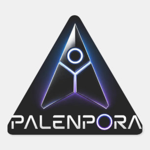 Palenpora-Tasten Dreieckiger Aufkleber