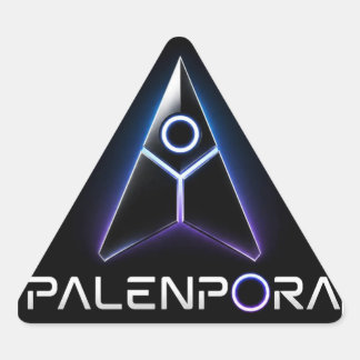 Palenpora-Tasten Dreieckiger Aufkleber
