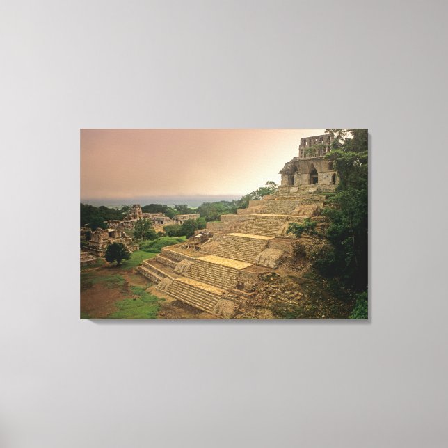 Palenque, Chiapas, Mexiko, Maya Leinwanddruck (Vorderseite)