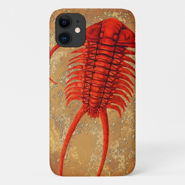 "Paleo-chic" Paraceraurus Fossil Trilobit Case-Mate iPhone Hülle (Rückseite)