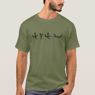 Paleo Hebräisch Moderne Tetragrammaton Schwarz T-Shirt